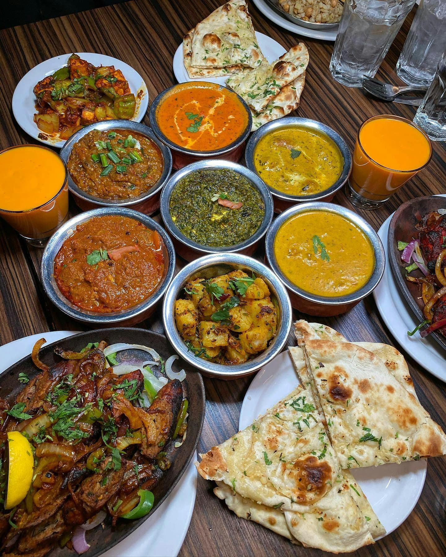 Biryani and rice dishes at Mint Indian Bistro Las Vegas